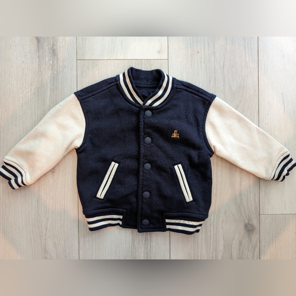 Baby boy varsity jacket 6-12 months